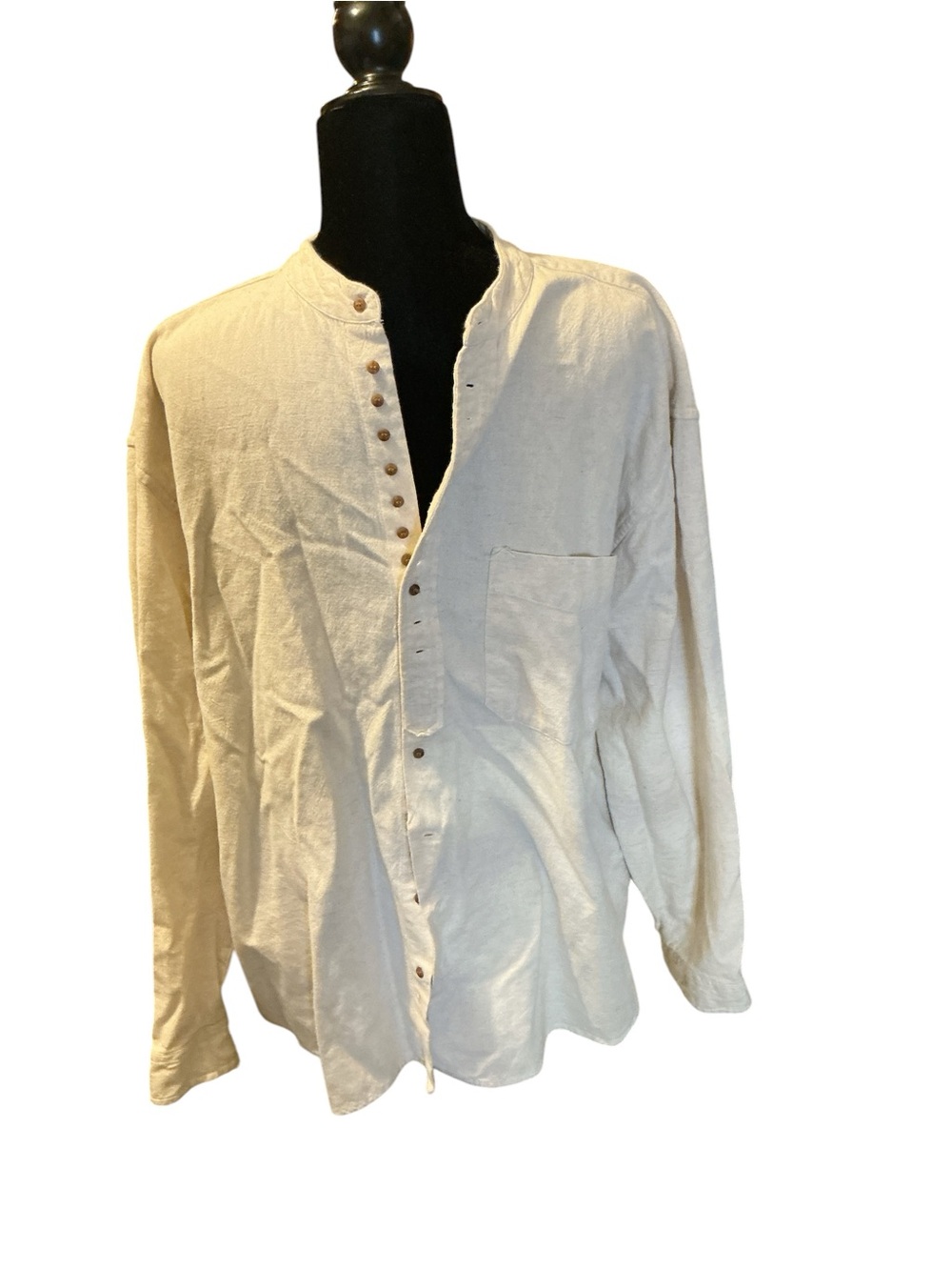& Other Stories Cream Casual Button-Down Shirt